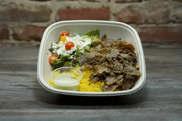 the-bite - Lamb & Beef Gyro Rice Bowl