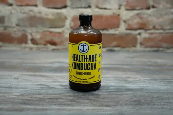 the-bite - Organic Health-Ade Kombucha Ginger Lemon 16oz