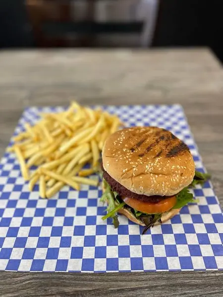 the-bite - Homemade Vegan Burger & French Fries (V,VG)