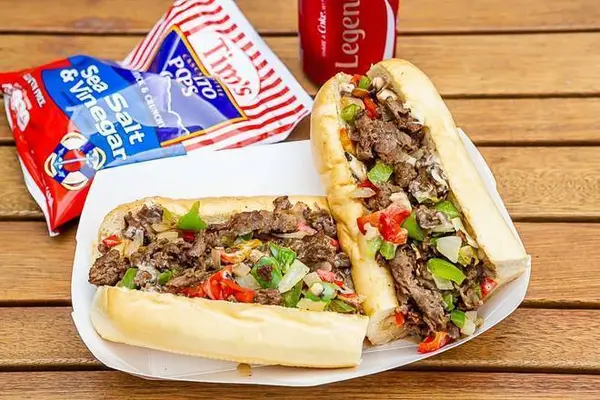 the-block-pdx - Cheesesteak Sandwich (Small)