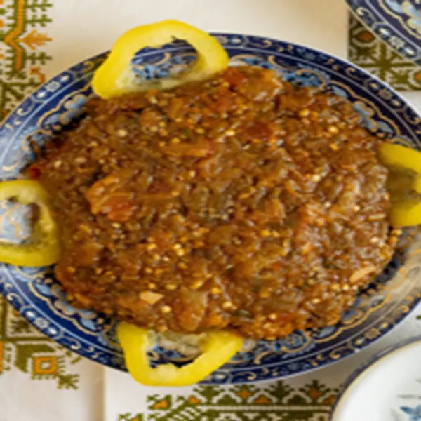 the-chill-lounge - Grilled Seasoned Zaalouk (eggplant)