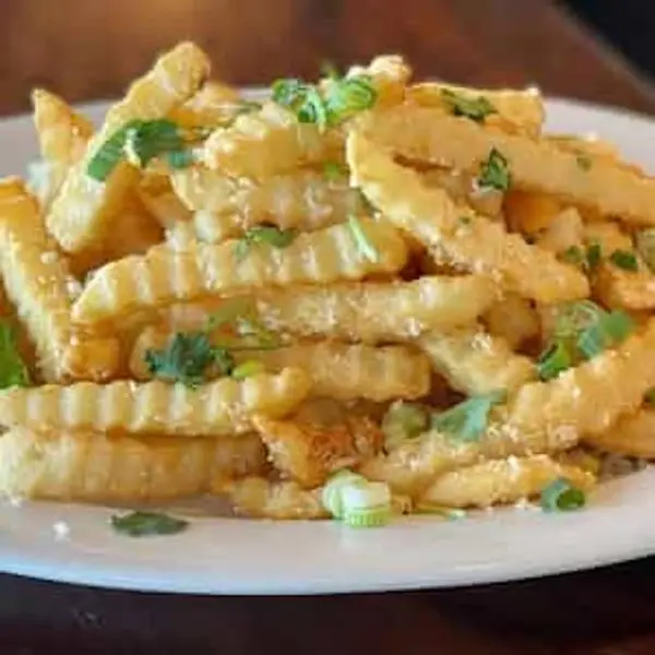 the-coconut-on-t - Garlic Fries with Parmesan Cheese