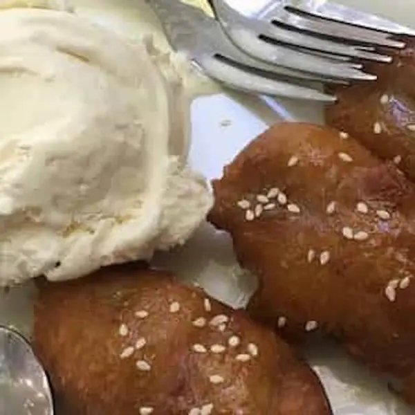 the-coconut-river-park - Fried Banana with Ice Cream