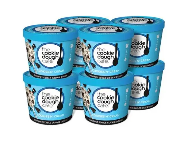 the-cookie-dough-cafe - 8 Mini 3.5 oz Cookies n' Cream Containers