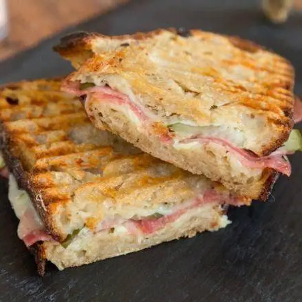 the-epicurean-trader - Salami Pickle Grilled Cheese Sandwich