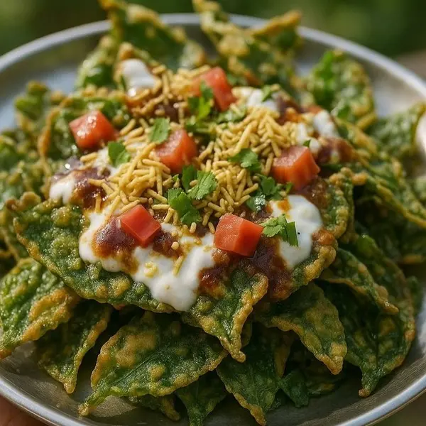 the-flavour-of-nature - Palak patta chaat