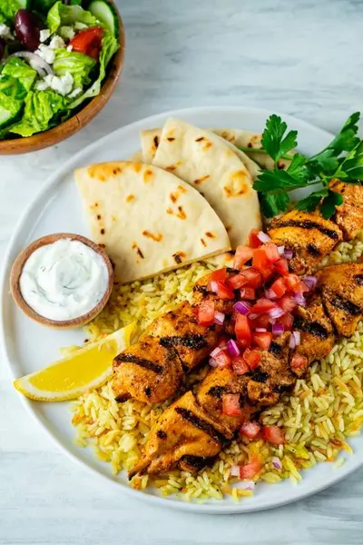 the-great-greek-mediterranean-grill - Chicken Souvlaki