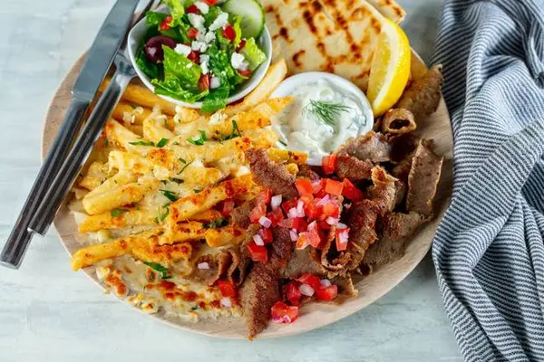 the-great-greek-mediterranean-grill - Kids Gyro Plate