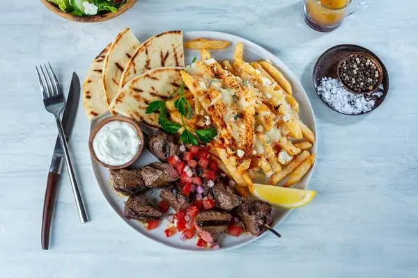 the-great-greek-mediterranean-grill - Steak Souvlaki