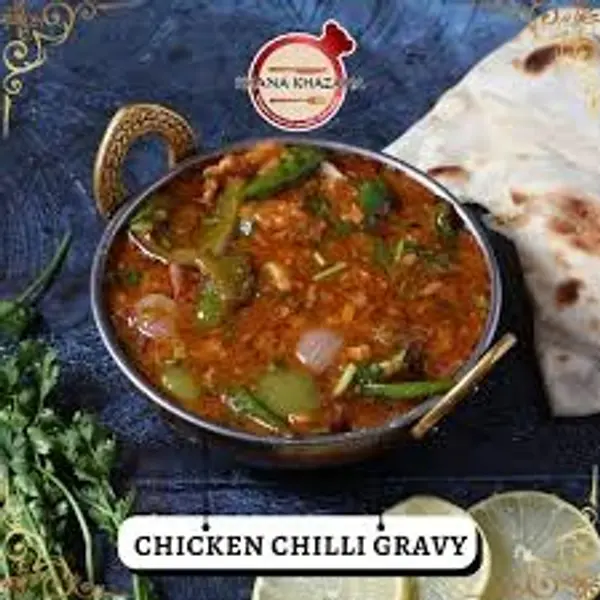 the-indian-kitchen - Chicken chilli gravy / Chicken sauce with chilli and paneer