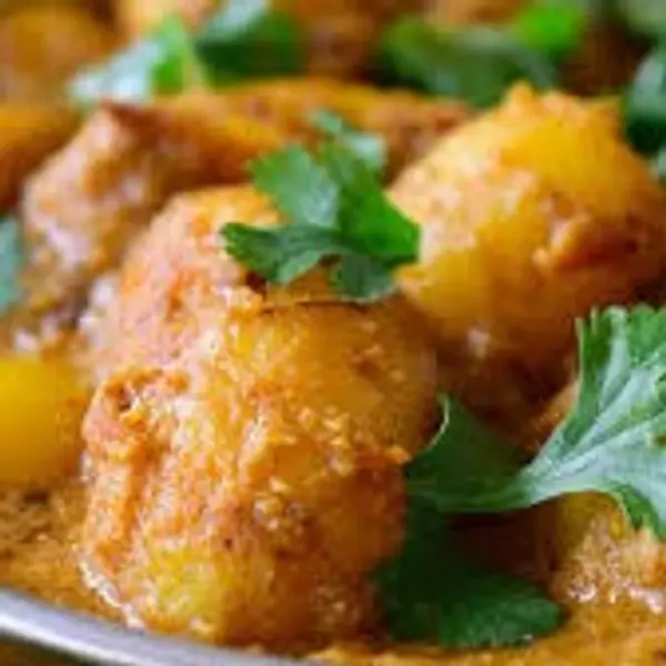 the-indian-kitchen - Dum Aloo with Curry / Картофель на пару и карри