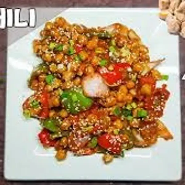 the-indian-kitchen - Channa Chilli Salad /. Салат из белого гороха и чили
