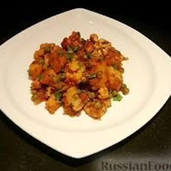 the-indian-kitchen - Gobi Mutter / цветная капуста и зеленый горошек