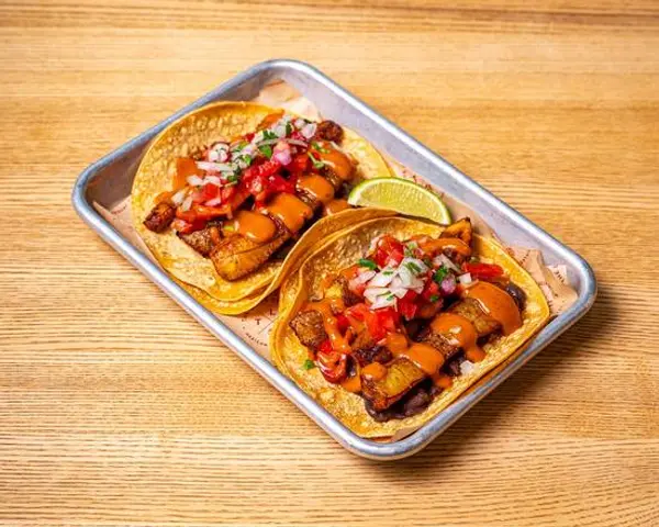 the-little-chihuahua - *Vegan Fried Plantain & Black bean Tacos