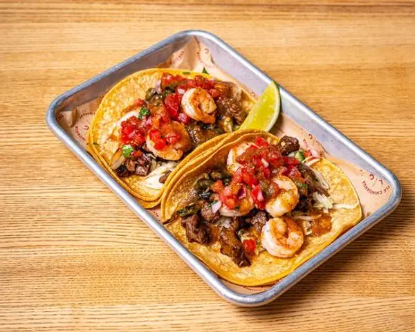 the-little-chihuahua - *Steak & Shrimp Al Diablo Tacos