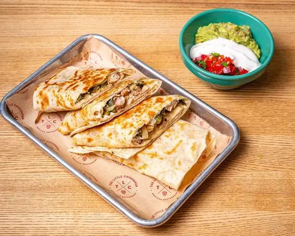 the-little-chihuahua - - *Super Fajita Quesadilla