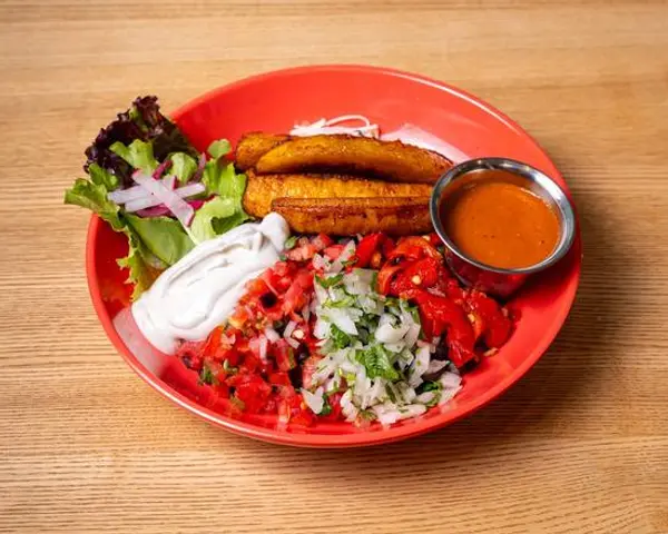 the-little-chihuahua - - *Fried Plantain & Black Bean Bowl