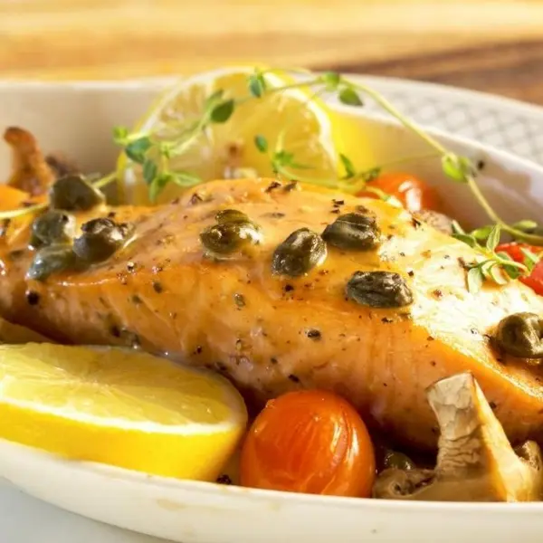 the-mediterranean-deli-turk - Baked Salmon Fish