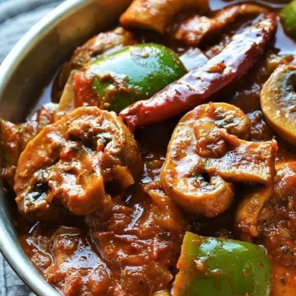 the-retro - Kadhai Mushroom