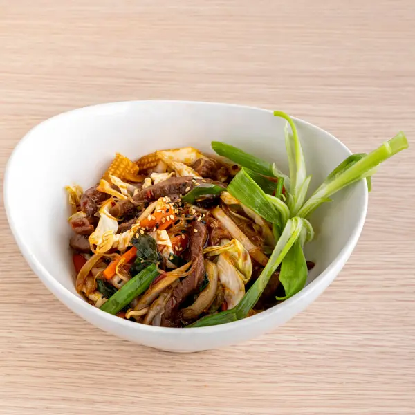 the-rice-and-the-noodle-doha - Mongolian Beef Noodle