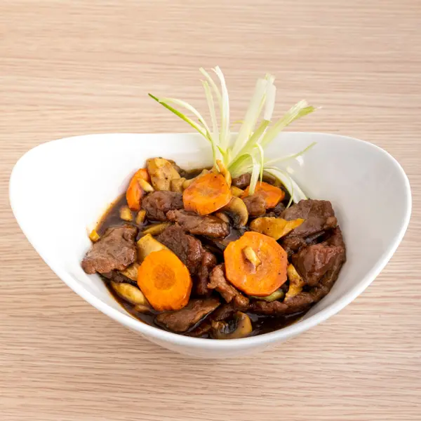 the-rice-and-the-noodle-doha - Beef Mushroom In Oyster Sauce