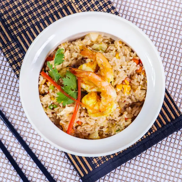 the-rice-and-the-noodle-doha - Spicy Fried Rice With Shrimps