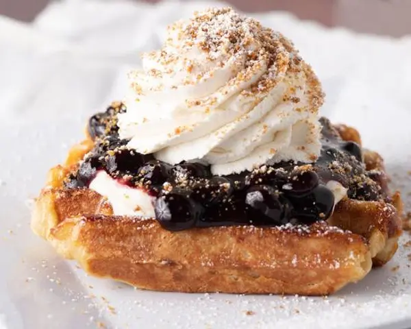 the-waffle-window - Blueberry Cheesecake Waffle