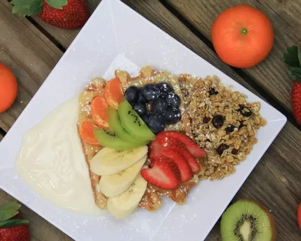 the-waffle-window - Fresh Fruit, Yogurt & Granola Waffle