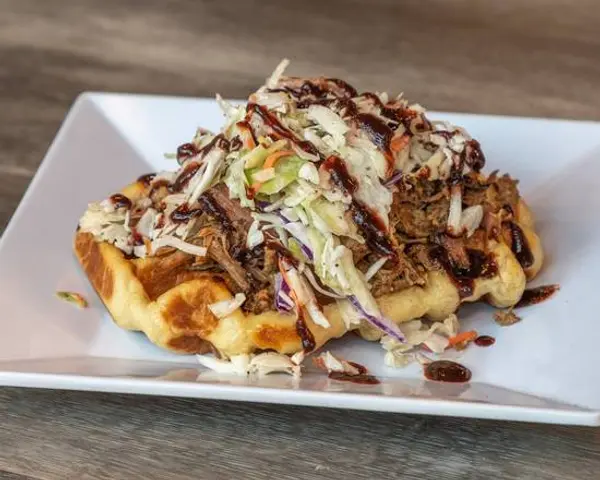 the-waffle-window - Pulled Pork Waffle