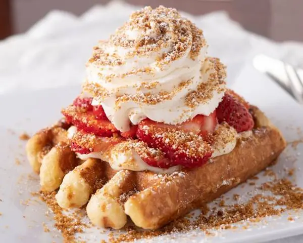 the-waffle-window - Strawberry Cheesecake Waffle