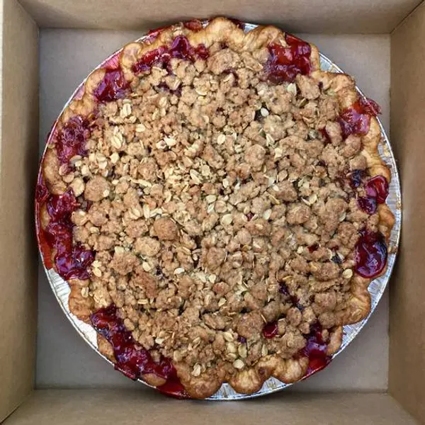 three-babes-bakeshop - Strawberry Rhubarb Crumble