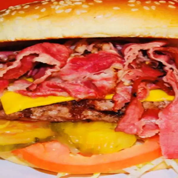 toms-super-burger - Colosal (Hamburguesa de pastrami)