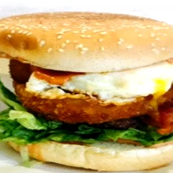 toms-super-burger - Hamburguesa loca de lujo