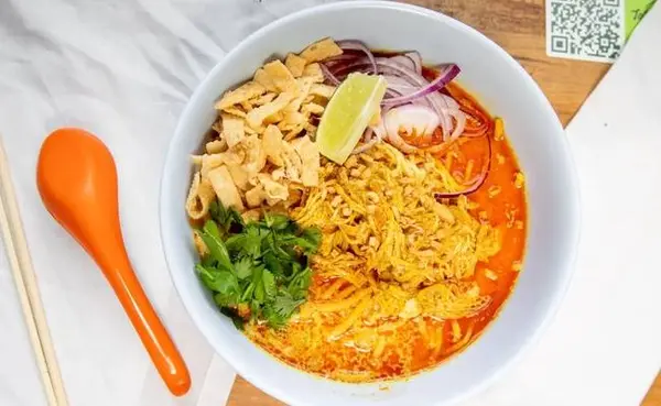 top-burmese-burma-joy - Khao Soi - Coconut Noodle Soup