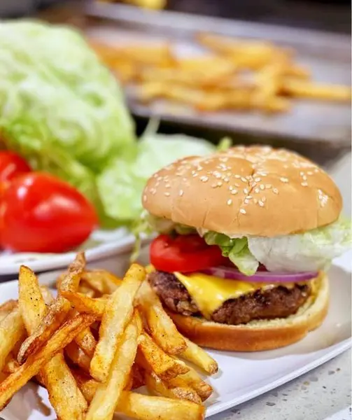 town-country-grill - CHEESE BURGER