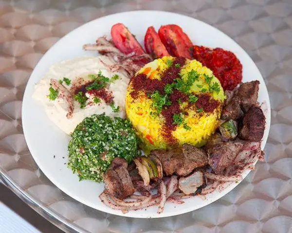 truly-mediterranean - Lamb Kabob Plate