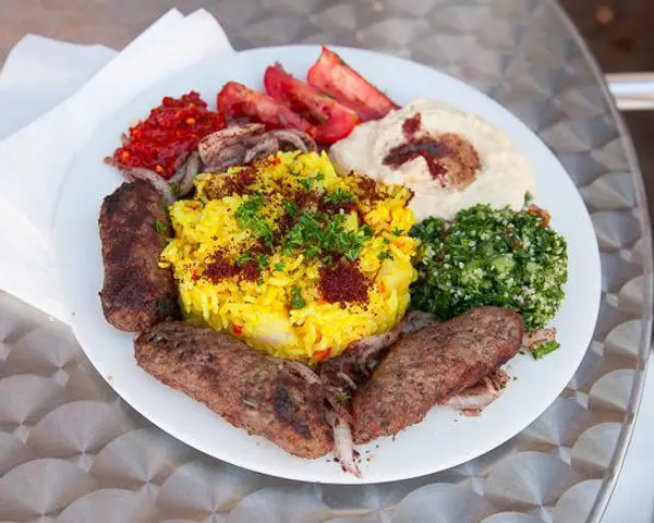 truly-mediterranean - Kefta Kabob Plate