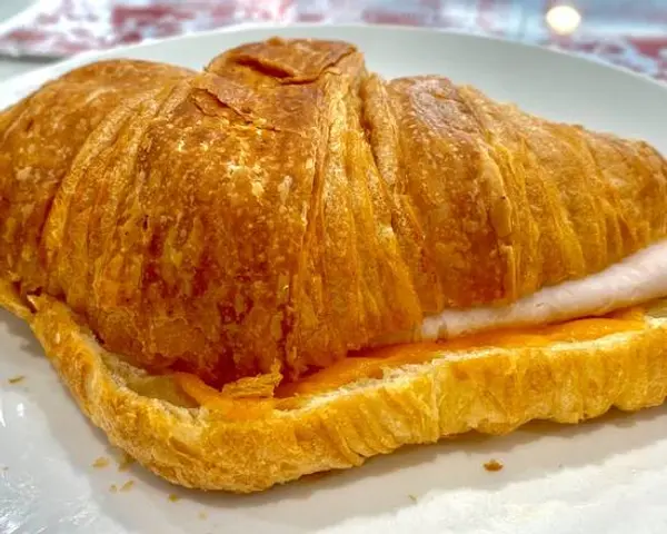 twisted-st-cafe - Turkey Breast and Cheddar Cheese Croissant