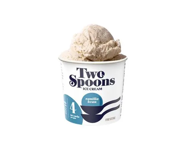 two-spoons-creamery - Vanilla Bean Sugar Free Keto Ice Cream 14oz