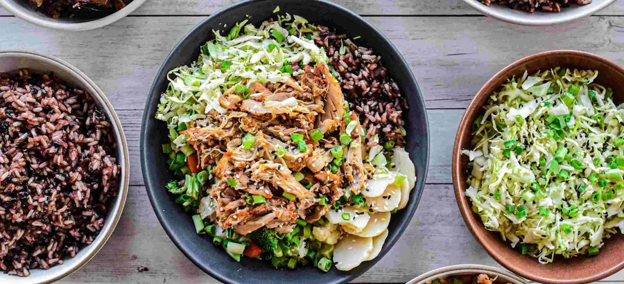 Menu image of Pork shoulder bowls. umami express's menu - san francisco | restaurants in san francisco