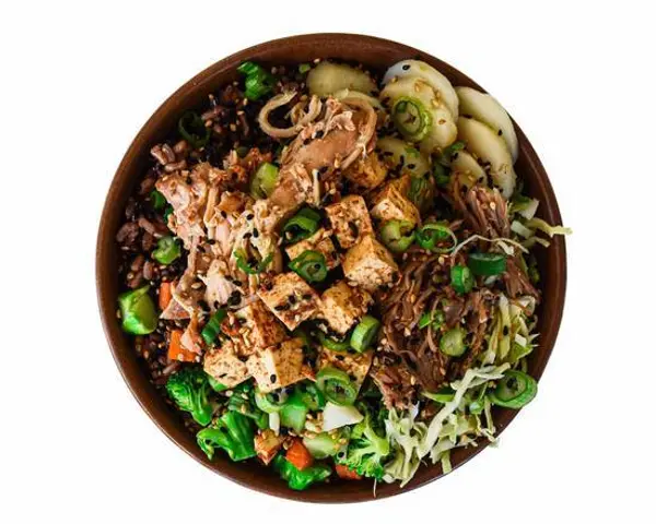 umami-express - Protein Lover Rice & Cabbage Bowl