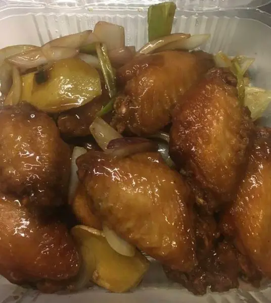 v-j-cafe-chinese-restaurant - Ginger & Green Onion Chicken Wings