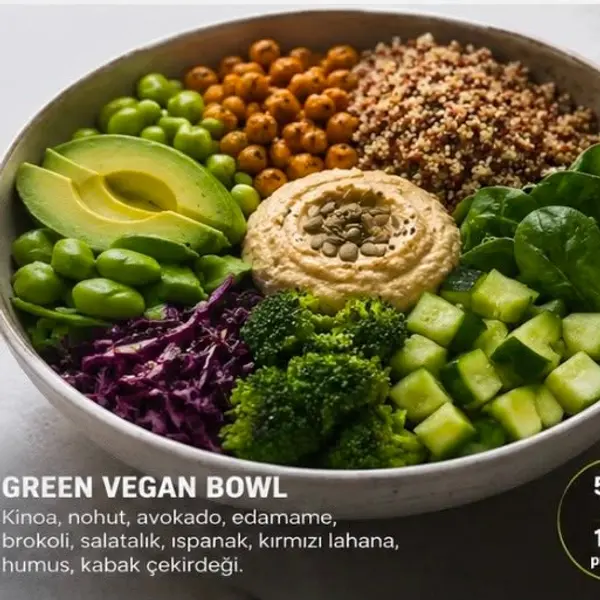 vanilla - GREEN VEGAN BOWL