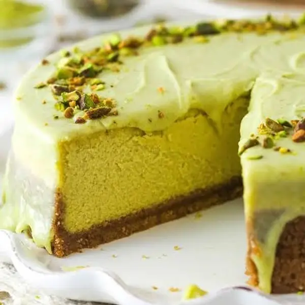 vanilla - PISTACHIO NEW YORK CHEESECAKE