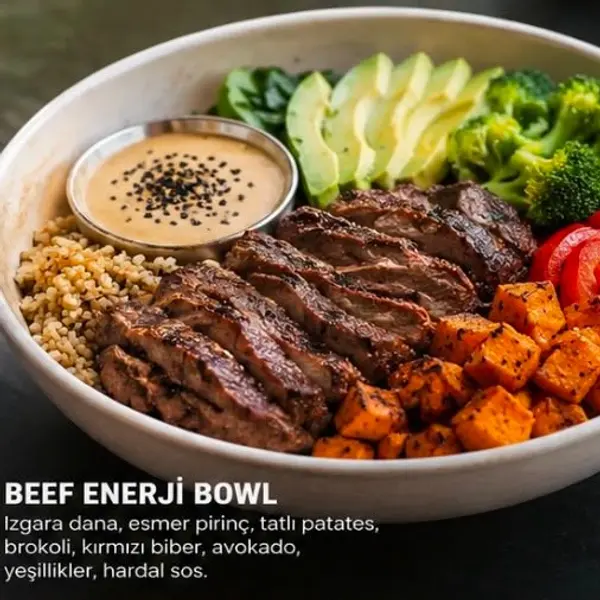 vanilla - BEEF ENERJI BOWL