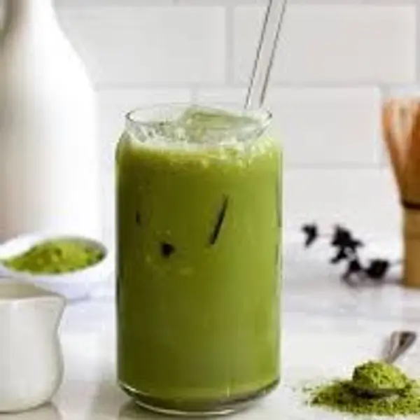 vanilla - ICED MATCHA LATTE