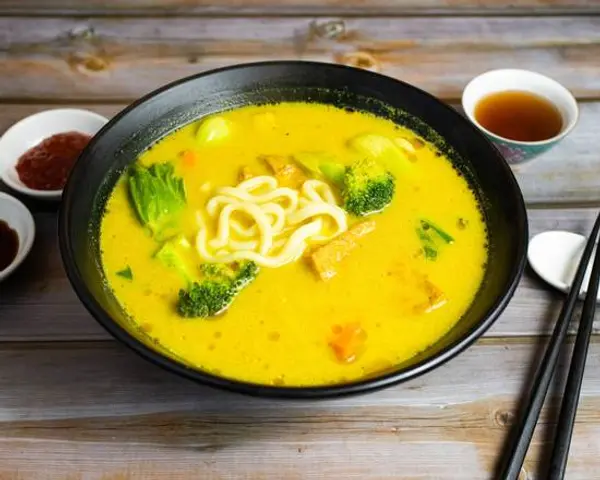 vegan-deadly-sins - Curry Udon Soup