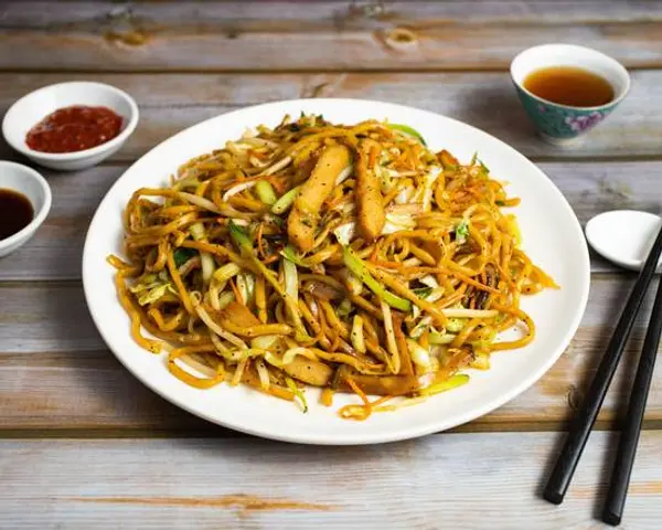 vegan-deadly-sins - Vegan Chicken Chowmein