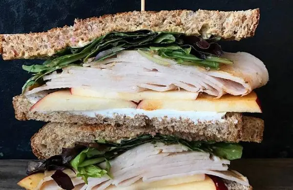 vibe-health-bar - Turkey Apple Goat Cheese Chevre Sandwich