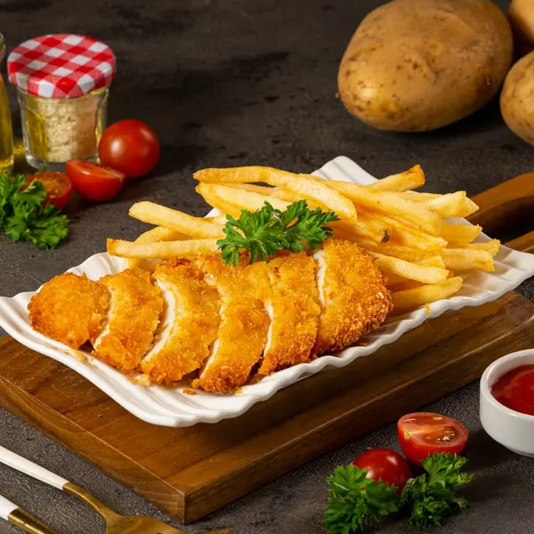 viva-cafe - Chicken Katsu & Fries